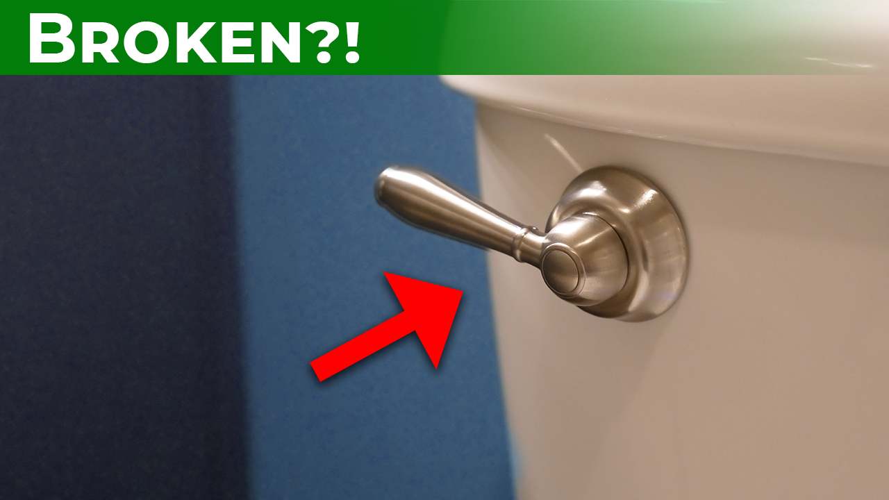 Toilet Handle Replacement How to change a Toilet Handle, Stepbystep